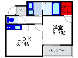 セレーノ北桜塚の物件間取画像